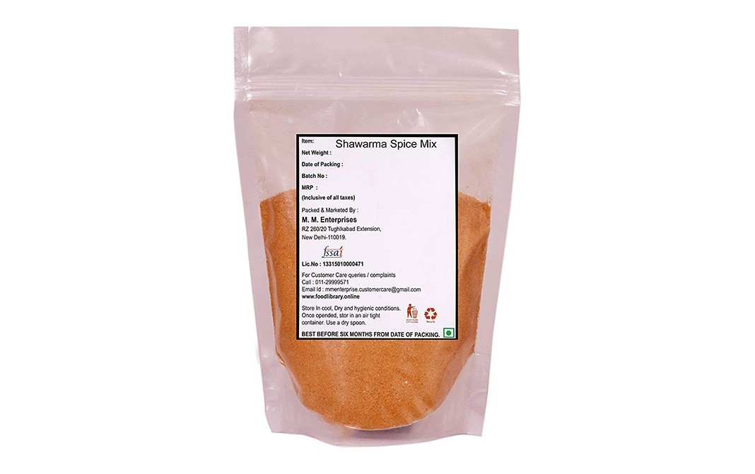 Food Library Shararma Spice Mix    Pack  250 grams